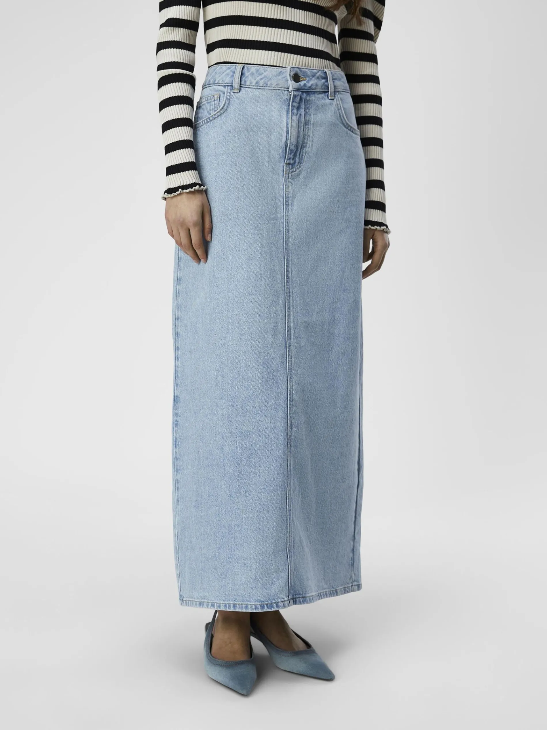 DENIM MAXI ROK