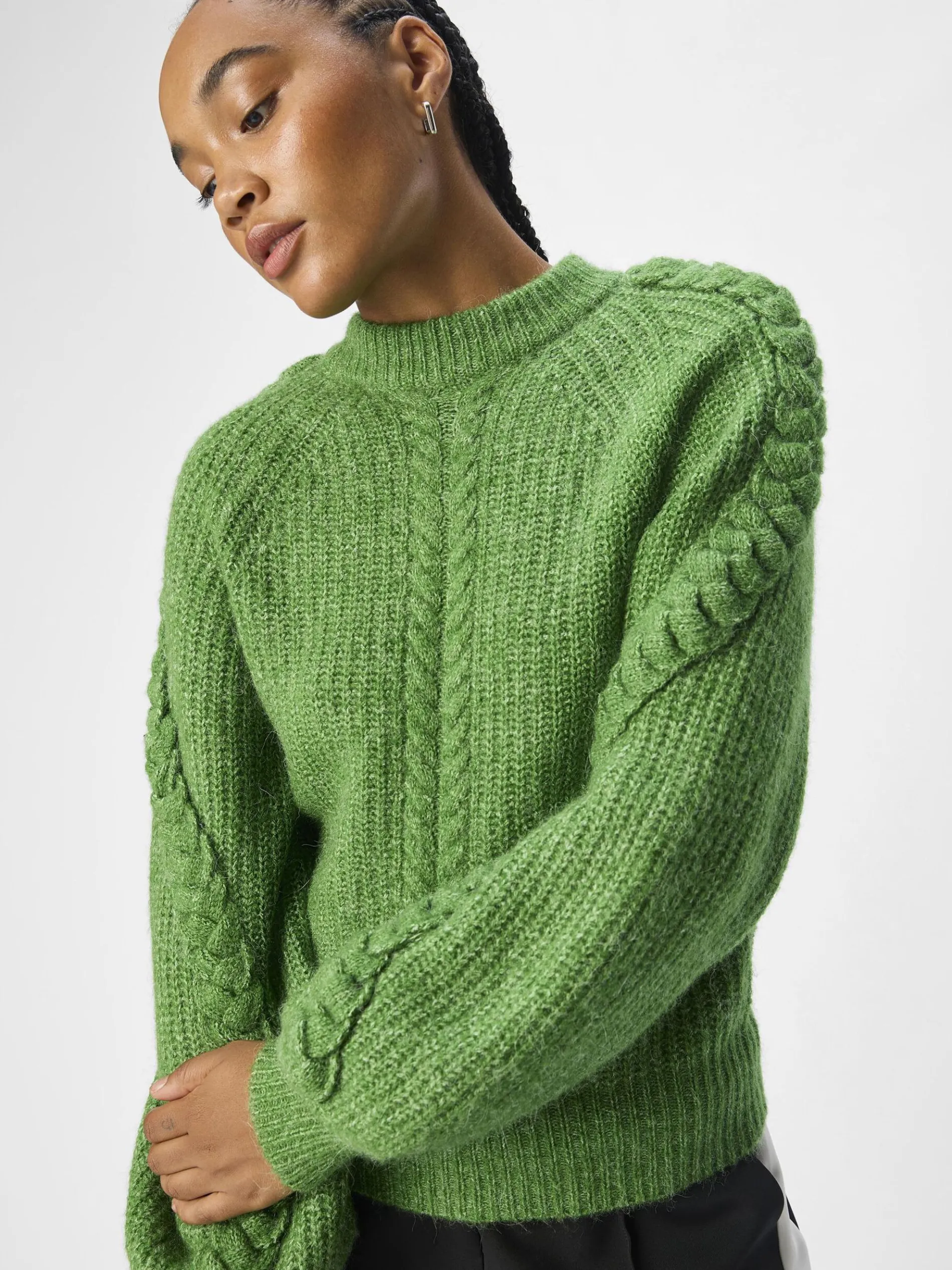 GEBREIDE KABELS SWEATER