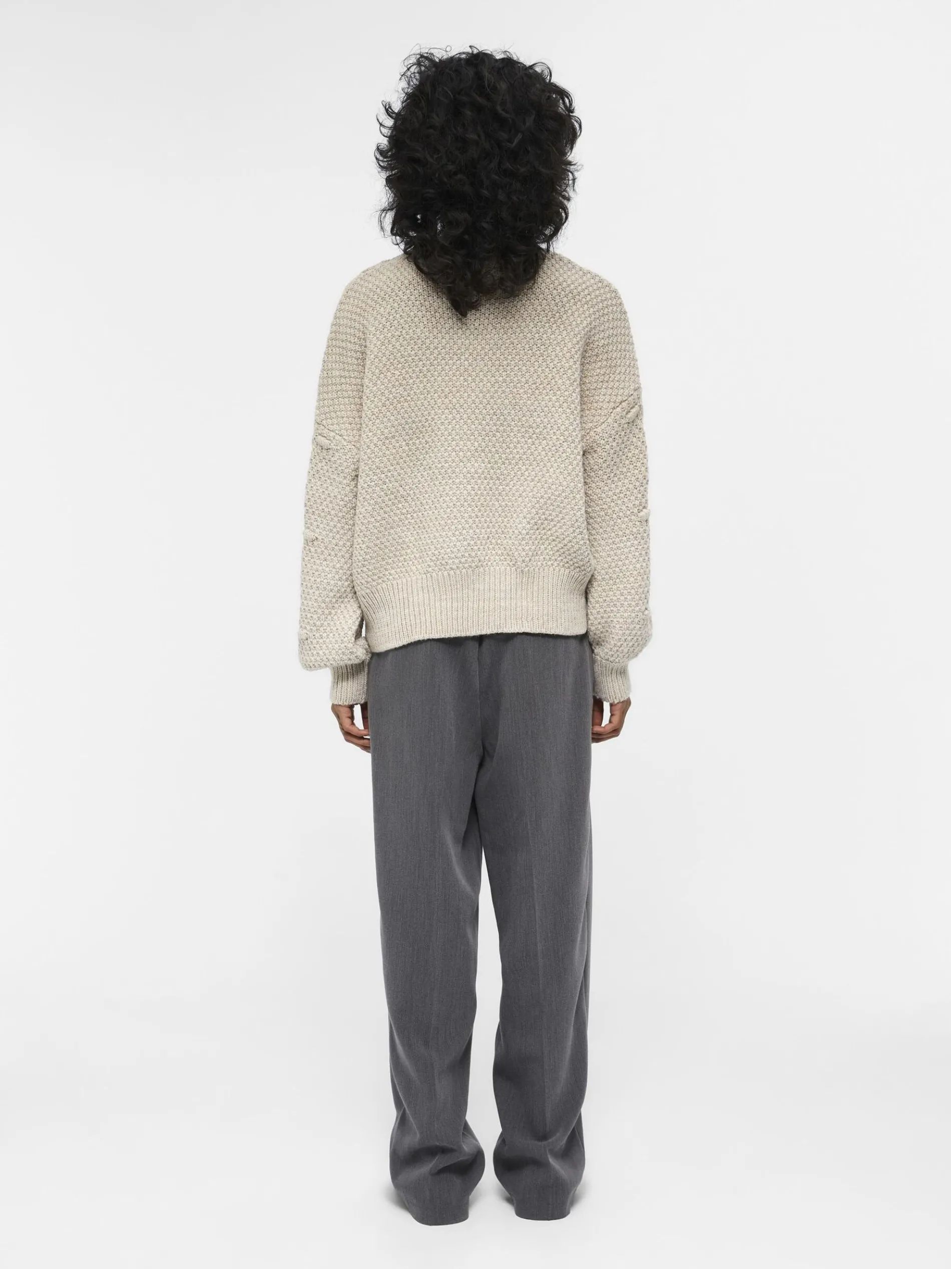 GEBREIDE KABELS SWEATER