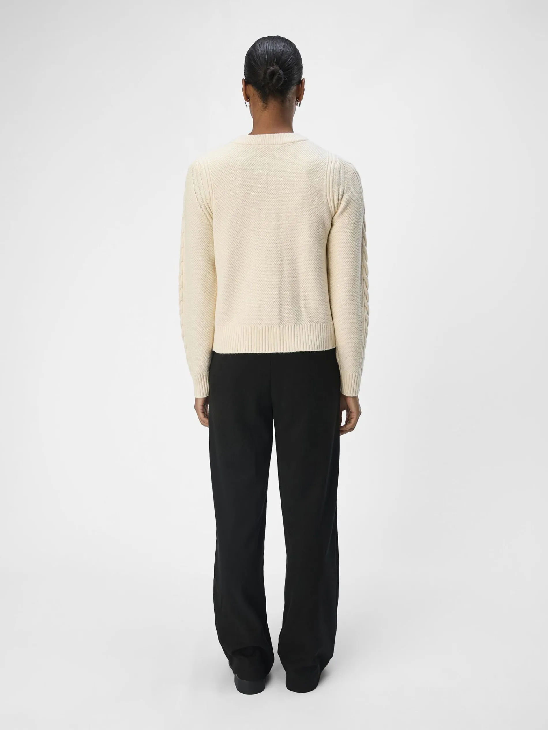 GEBREIDE KABELS VEST