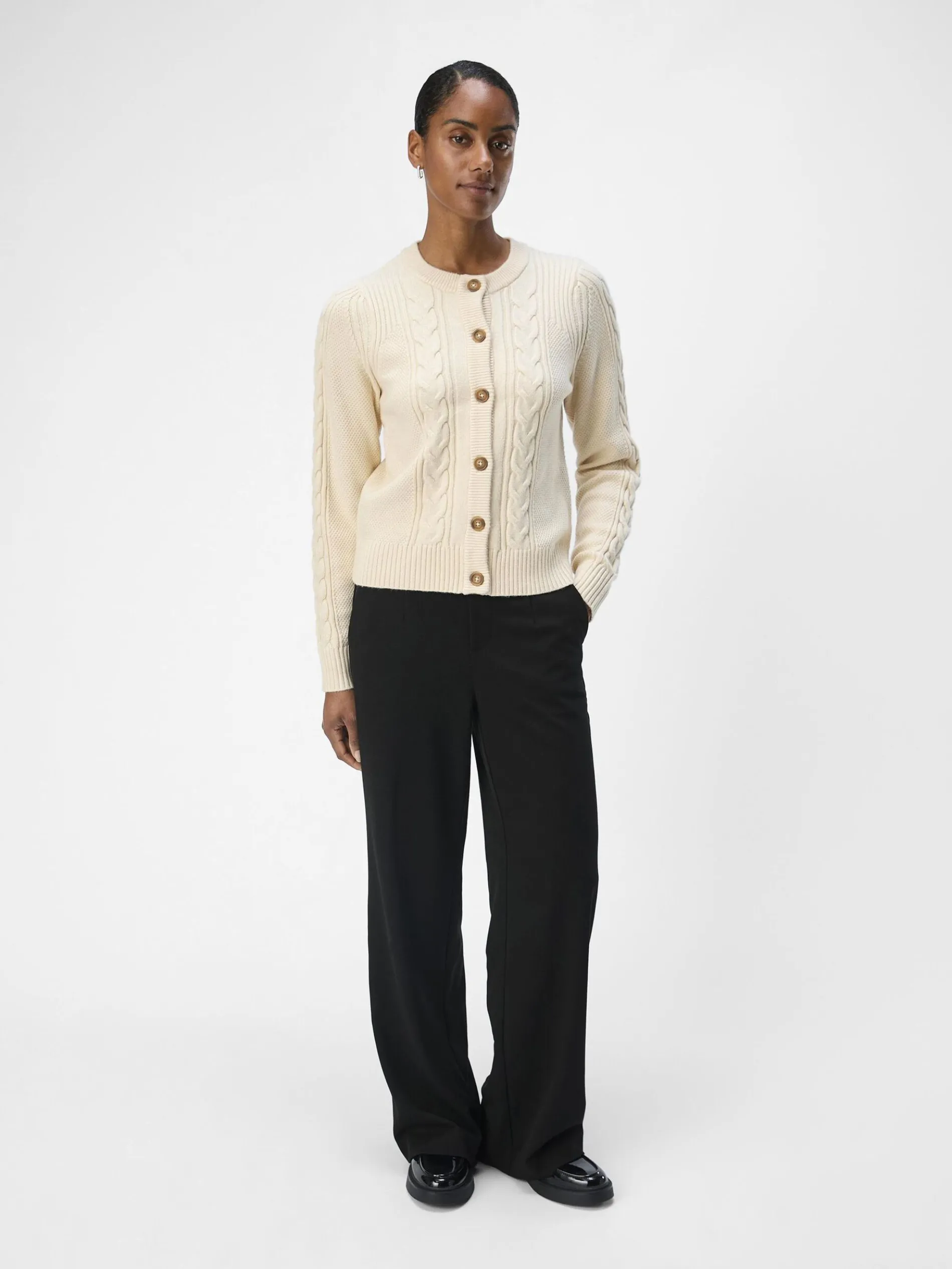 GEBREIDE KABELS VEST