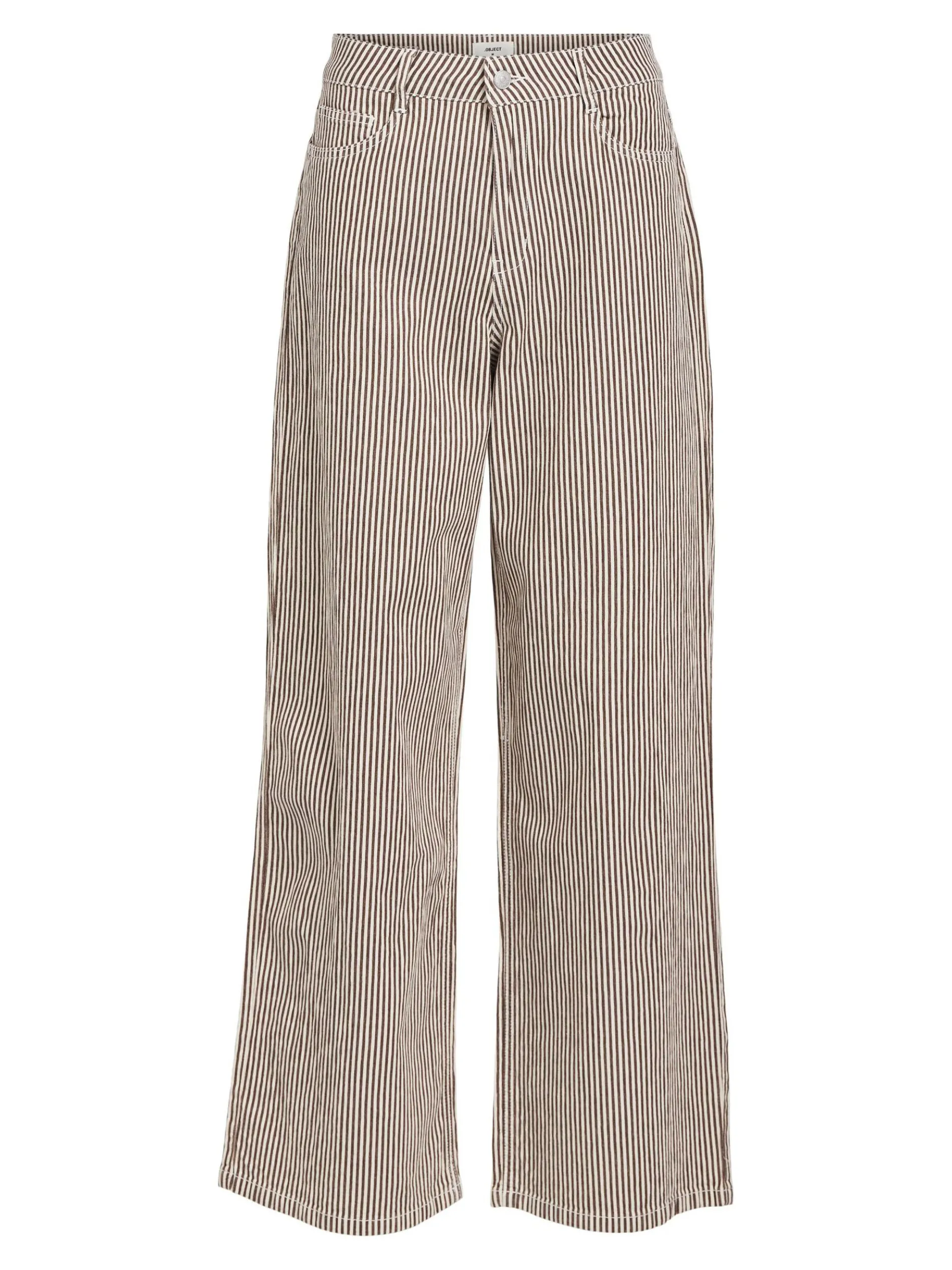 GESTREEPT WIDE FIT JEANS