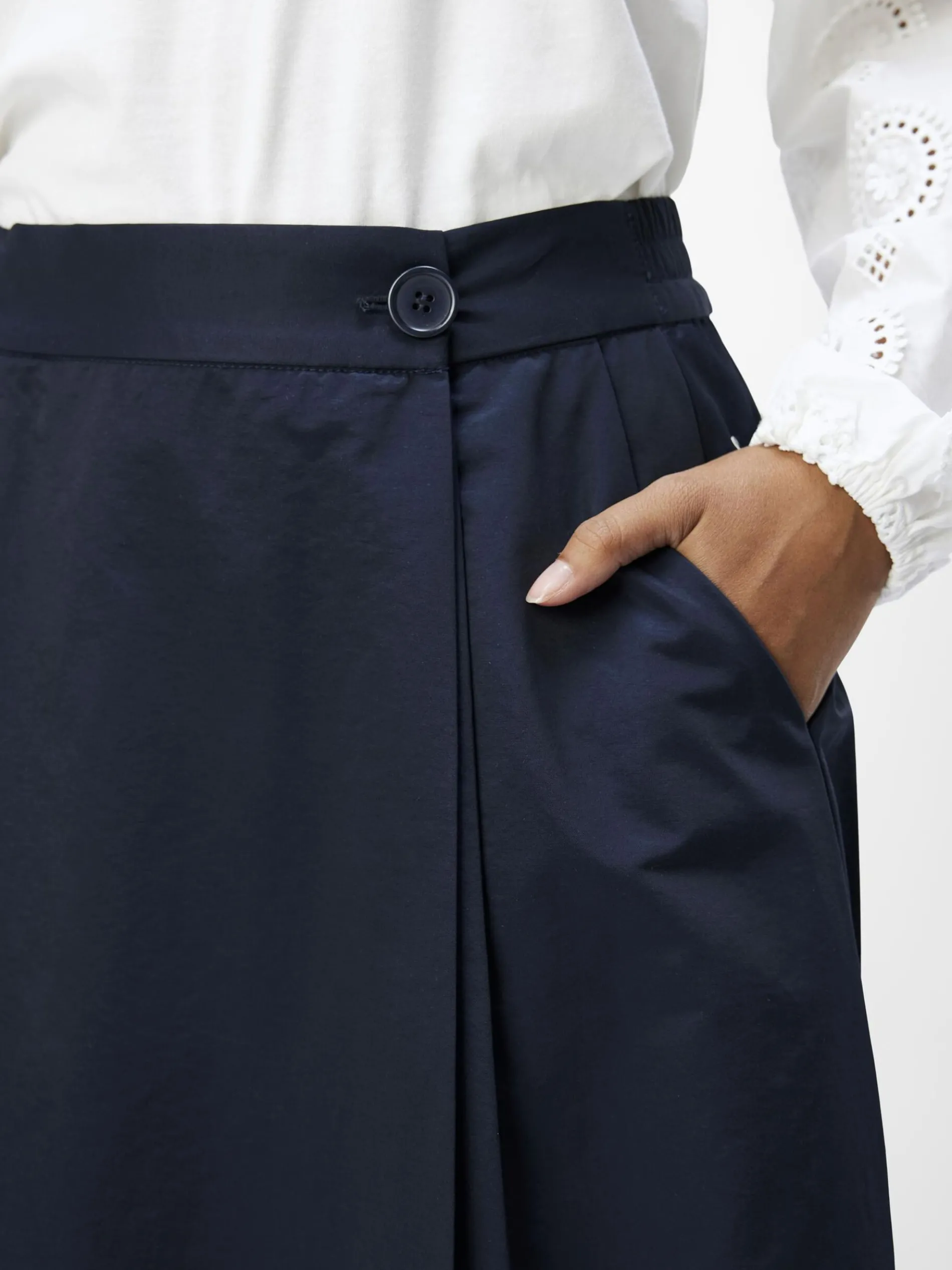 HIGH-WAIST MIDDELLANGE ROK