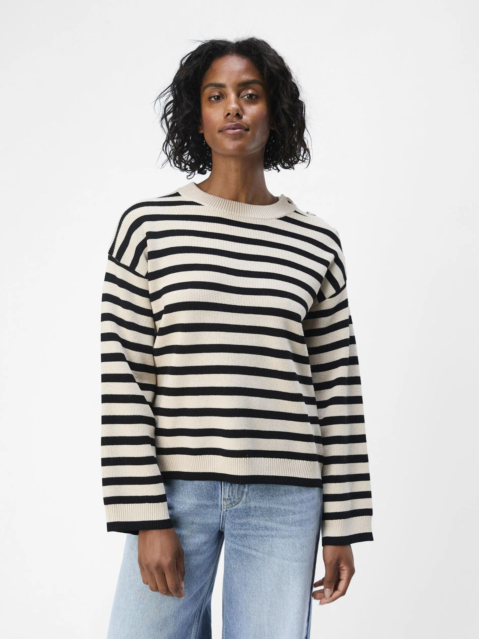 LOOSE FIT GEBREIDE TRUI