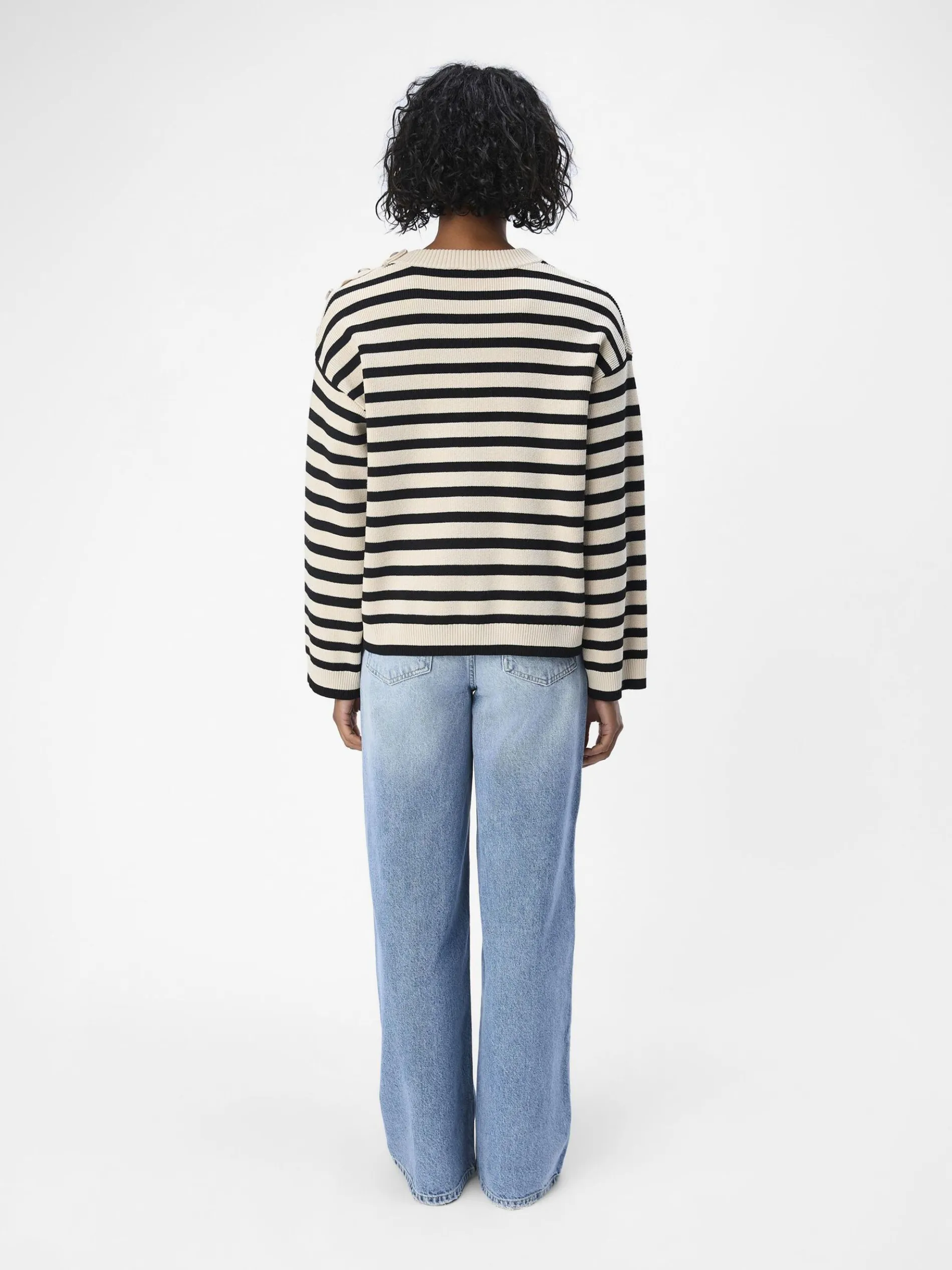 LOOSE FIT GEBREIDE TRUI