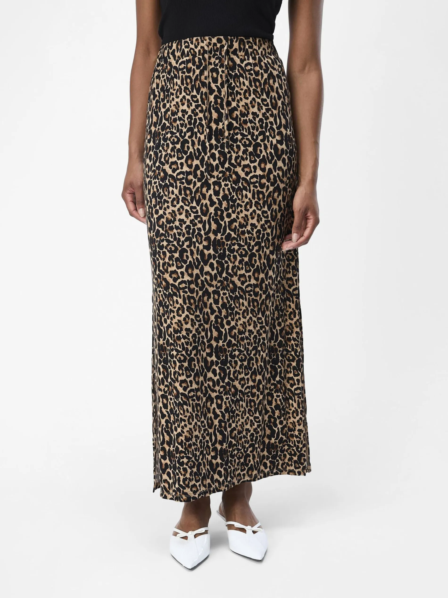 LUIPAARDPRINT MAXI ROK