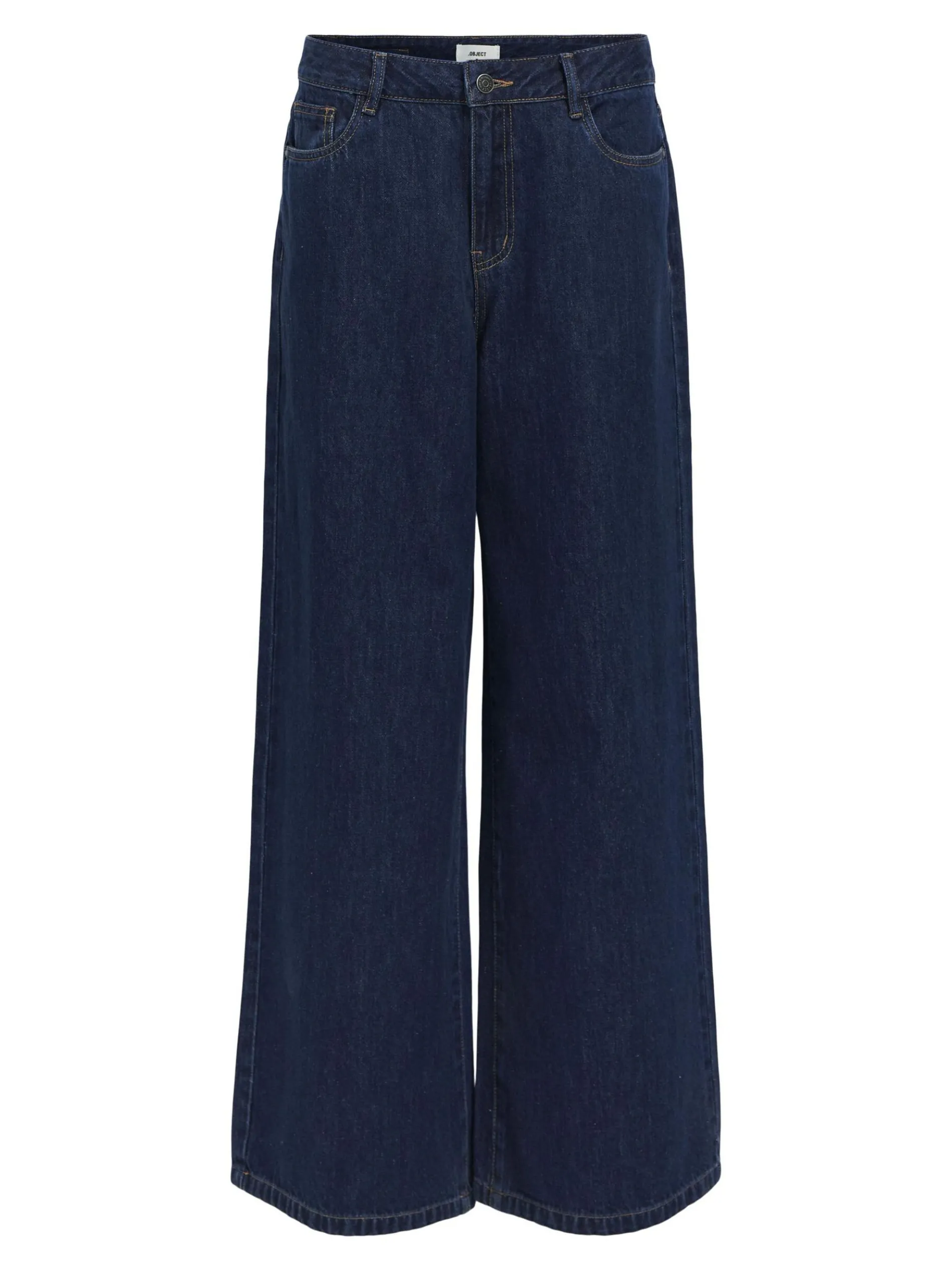MID-WAIST WIDE LEG JEANS