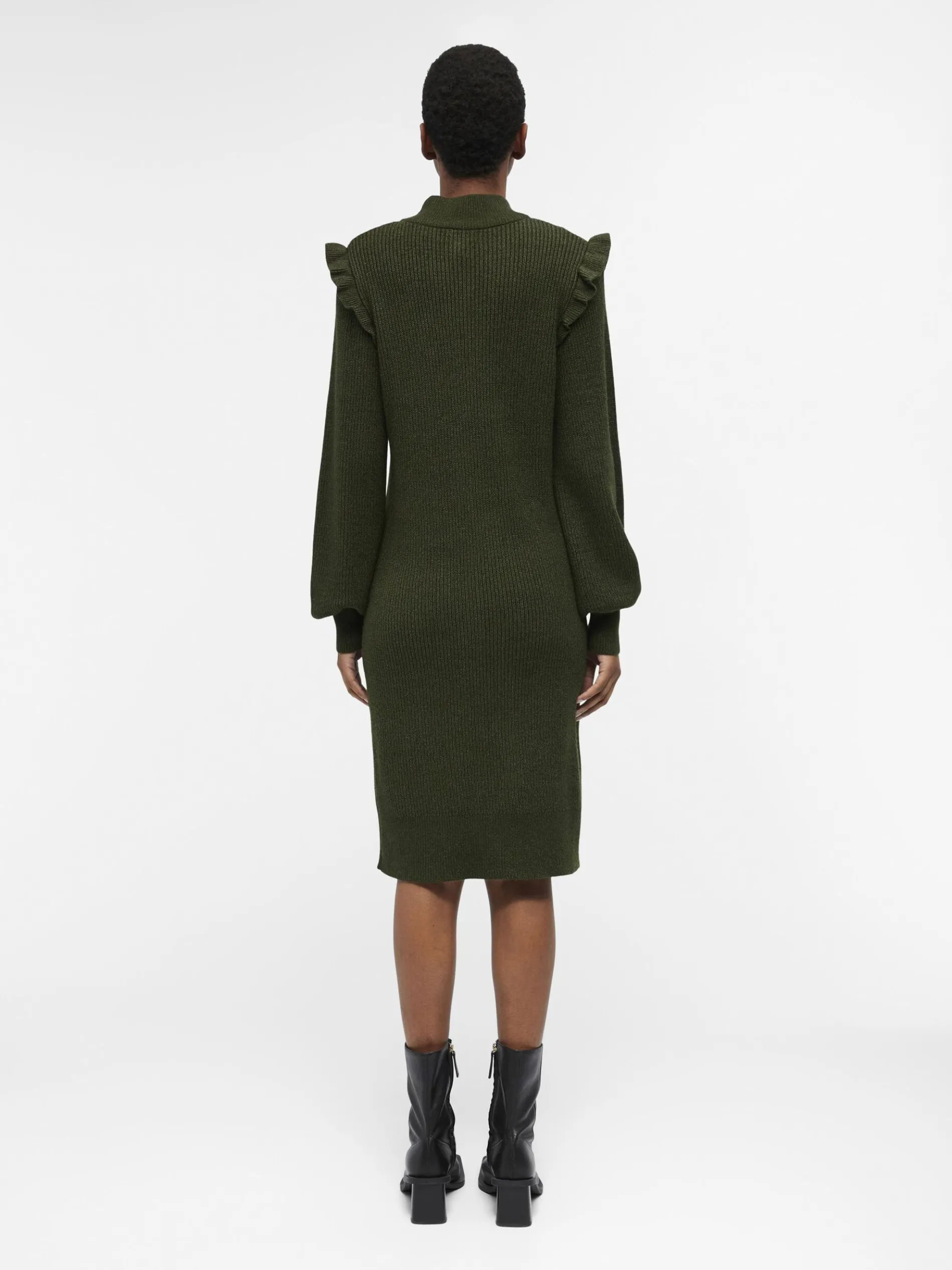 OBJMALENA GEBREIDE JURK