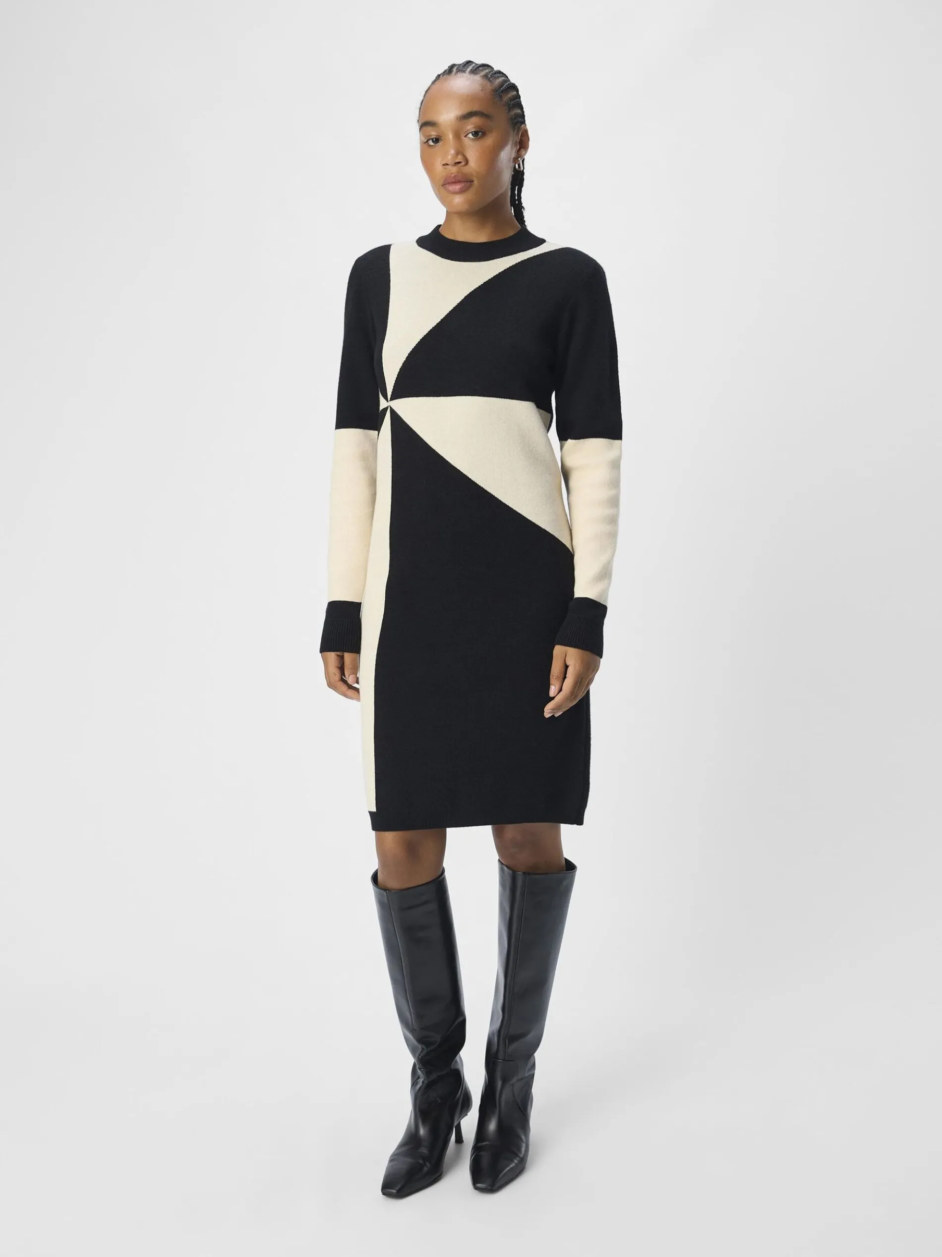 OBJRAY GEBREIDE JURK