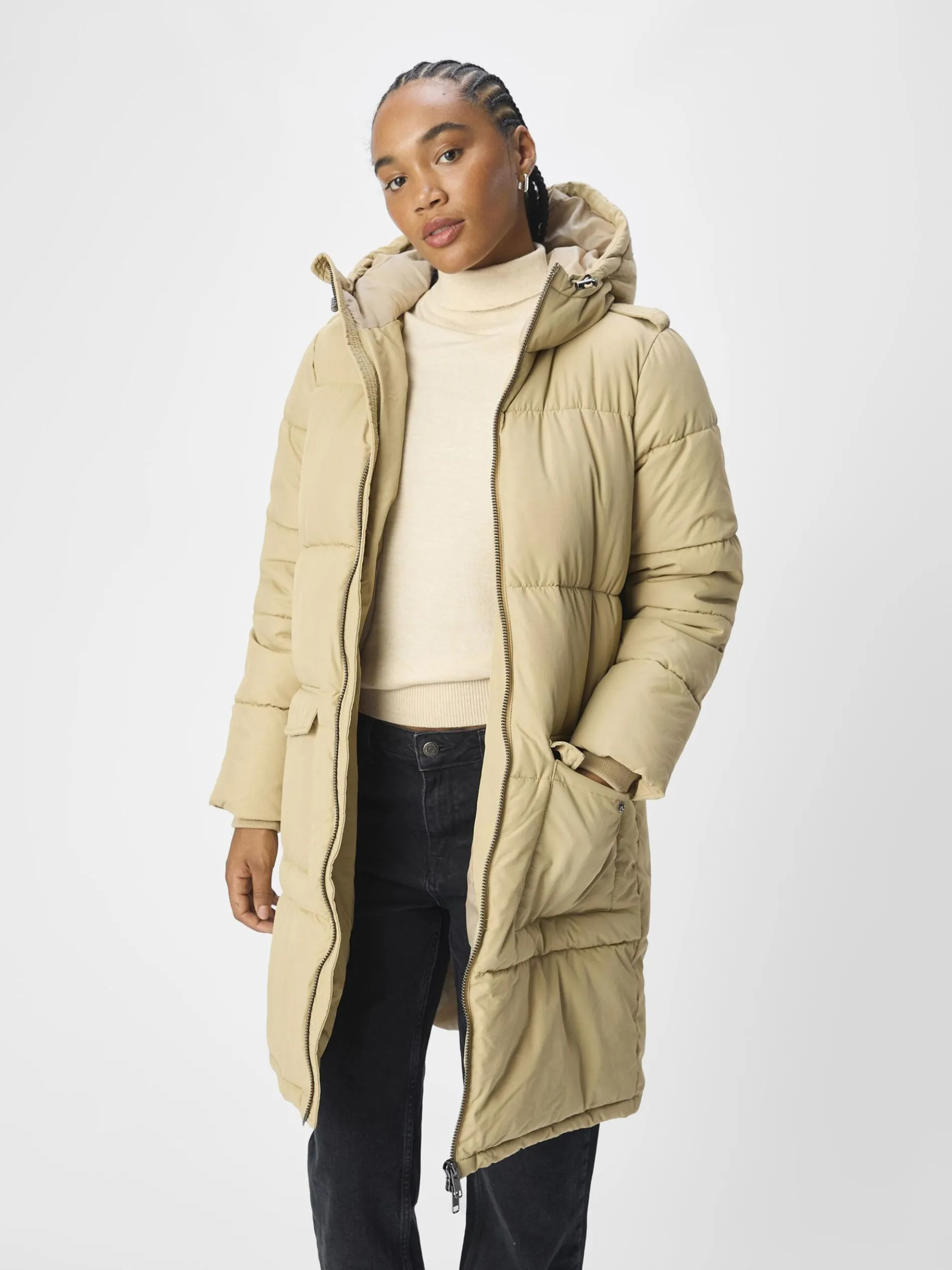 OBJZHANNA GEWATTEERDE JAS