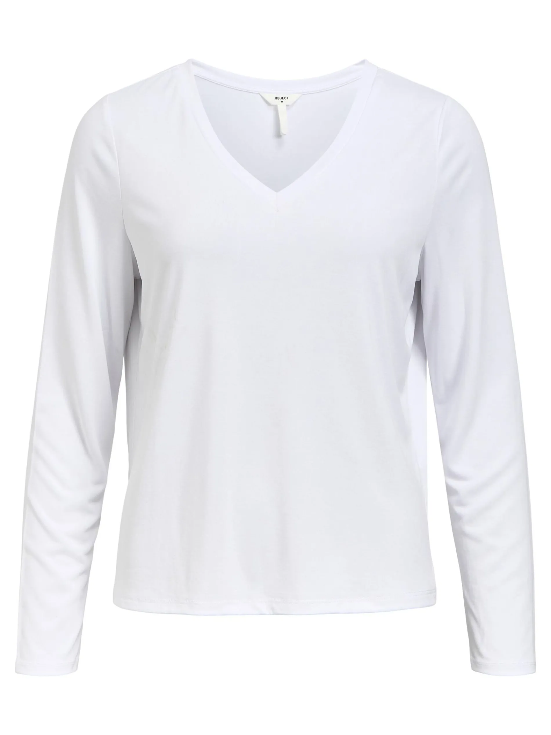 V-HALS TOP MET LANGE MOUWEN