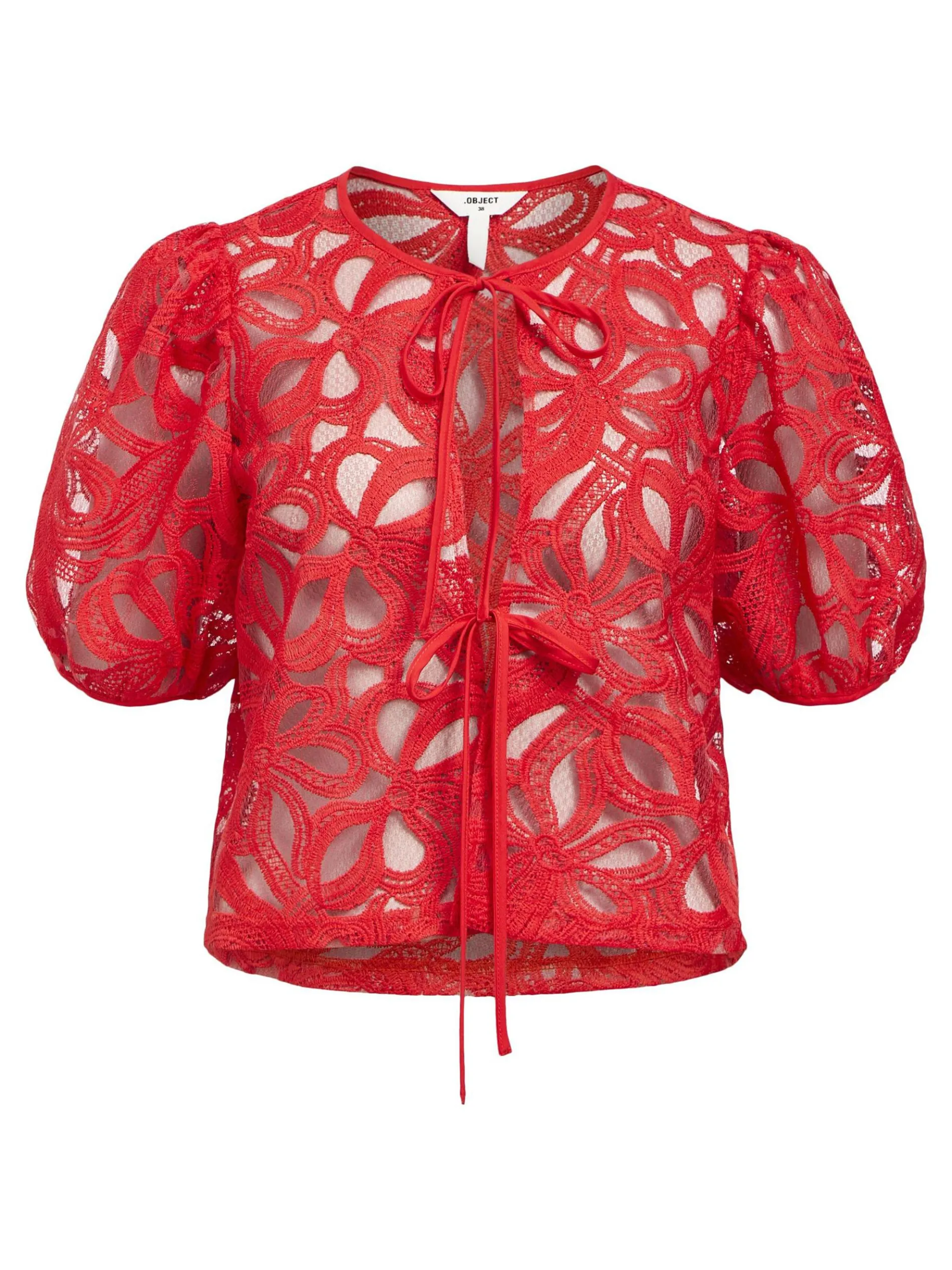 VOORKANT MET STRIKSLUITING BLOUSE